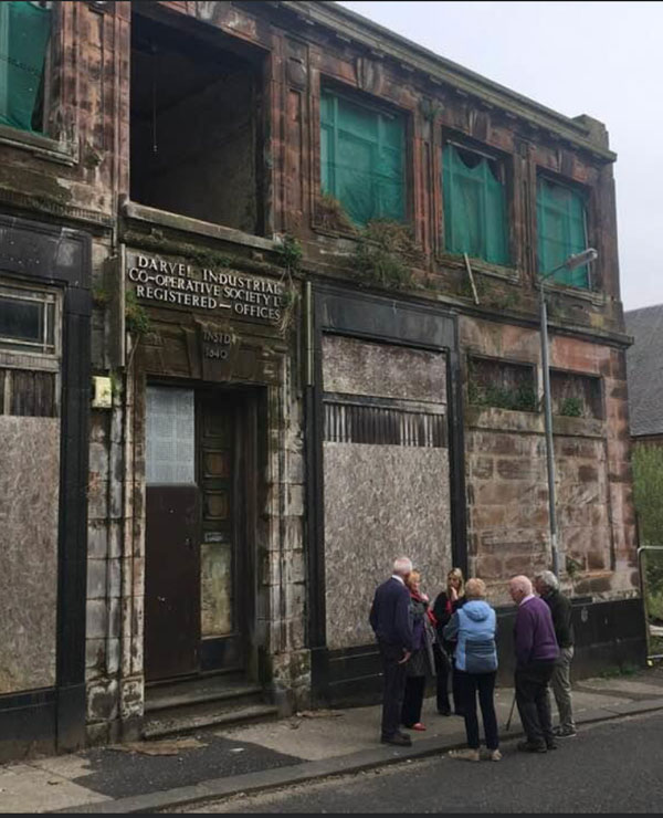 The old Co-op building in Darvel