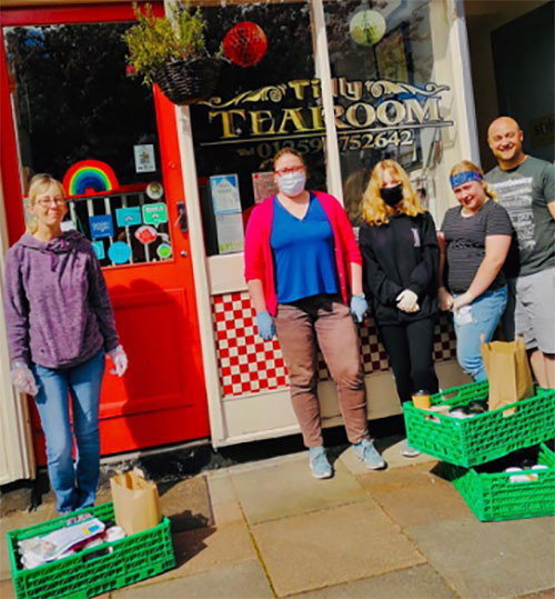 Volunteers at Tillicoultry, Coalsnaughton and Devonside Community Council