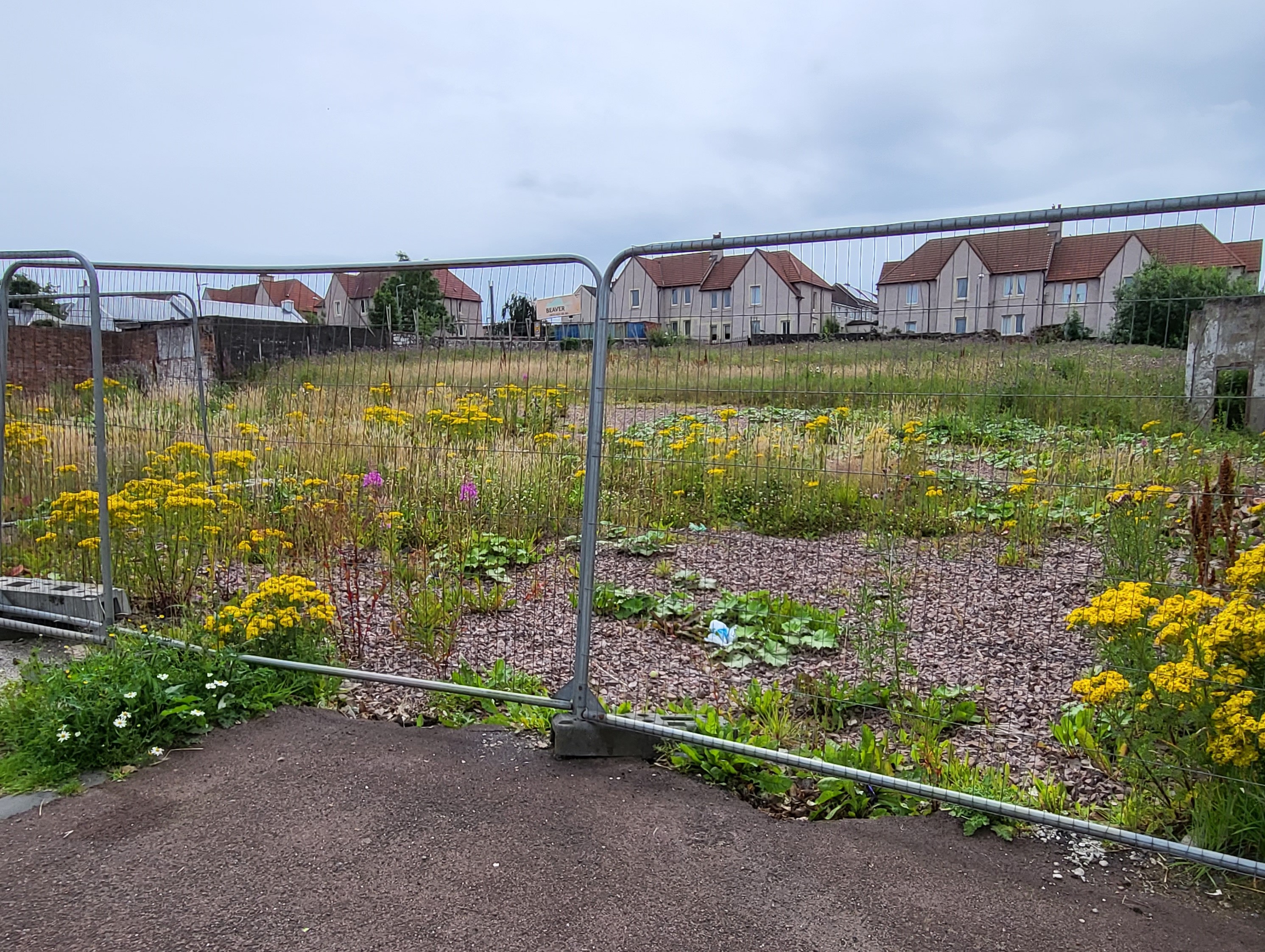 Derelict site in Carnwath ready for redevelopment