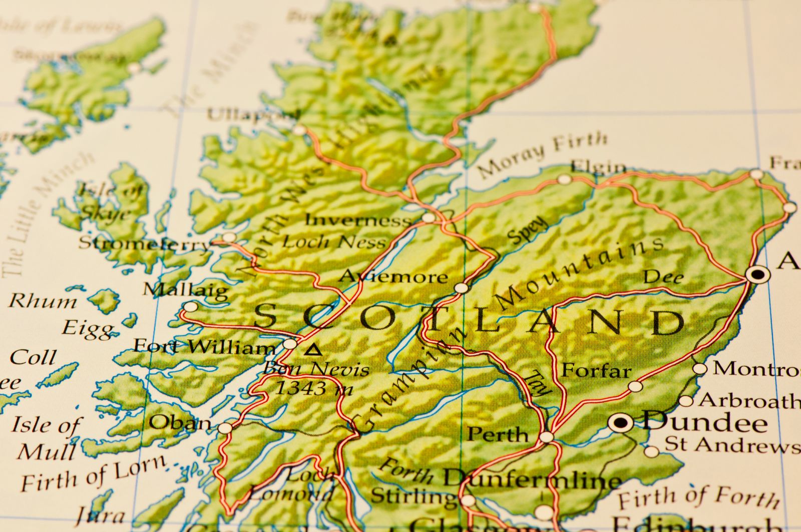 Map of Scotland banner image